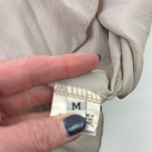 Kosmika Elegant Multi Texture Sleeveless Top with Open Cowl Back - Picture 5 of 11